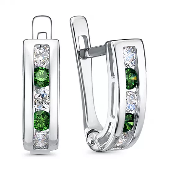 Серьги детские из серебра