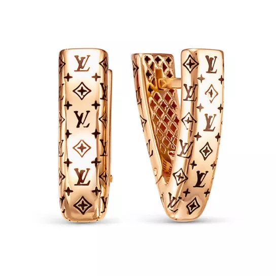 Серьги с эмалью из золота