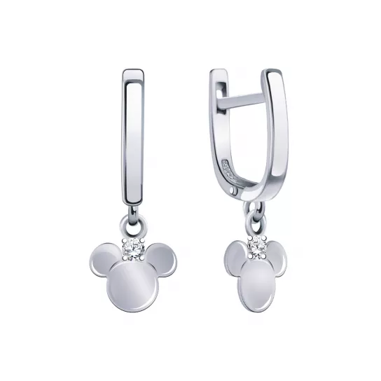 Серьги детские из серебра