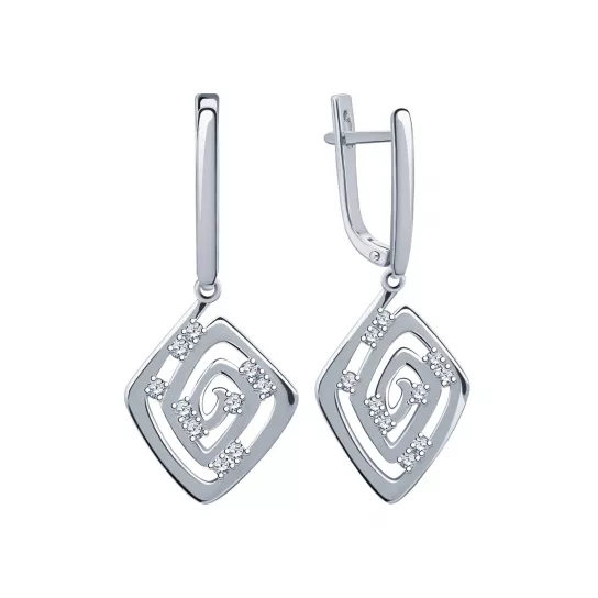 Серьги из серебра