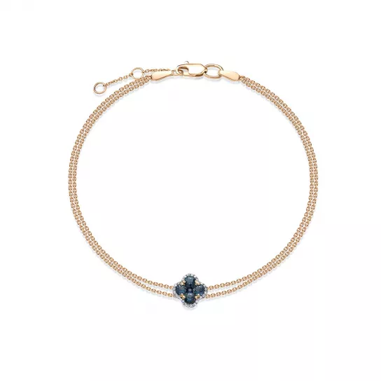 Браслет с бриллиантами из золота