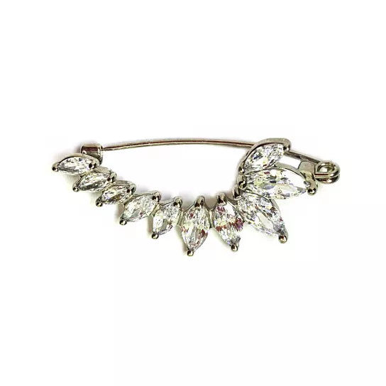 Брошь из серебра