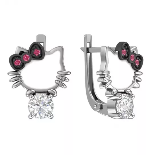 Серьги из серебра