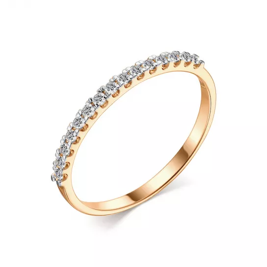 Кольцо с бриллиантами из золота