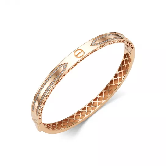 Браслет жесткий из золота