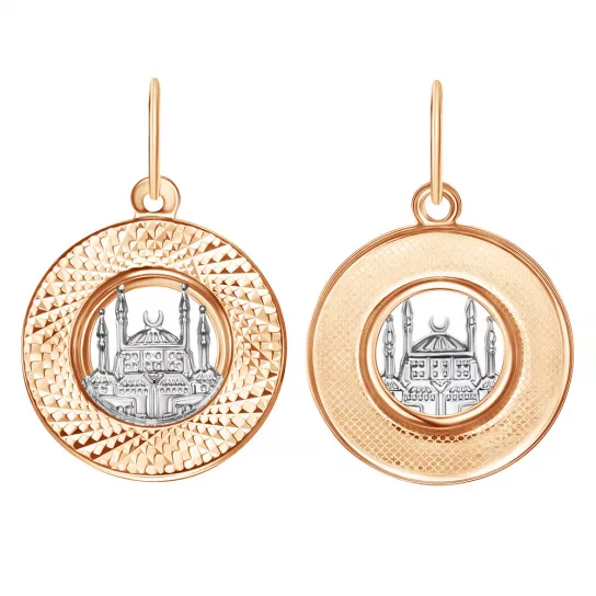 Подвеска мусульманская из золота