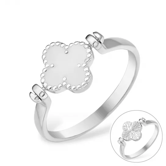 Кольцо с эмалью из серебра