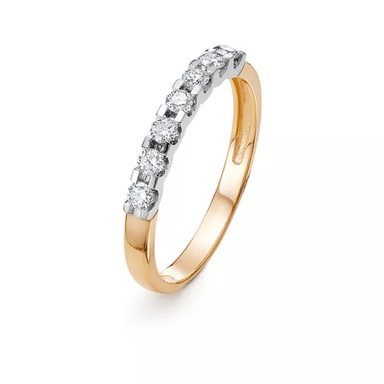 Кольцо с бриллиантами из золота