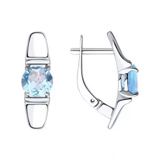 Серьги из серебра